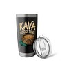 Rooted Kava Leaf Kava Shell Stainless Steel Insulated Tumbler