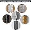 Door Hinge Adjustment Tool, Double Head Door Gap Adjusting Wrench