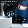 DUBSTAR Small Pill Box for Purse, Moisture Waterproof Travel Pill