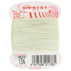 Fujix Tires [Silk Hand Sewing Thread] No. 9 144.8 ft (40 m) col.136