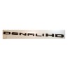 GMC 2PCS SET Gloss Black Door DENALI HD Emblems Letters