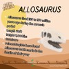 Fuzzy Fossils Allosaurus Plush, Allosaurus Dinosaur, Dinosaur Stuffed Animal, Stuffed