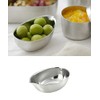 and Stainless Steel Drop-Shaped Bowl, 3.4 fl oz (90 ml),