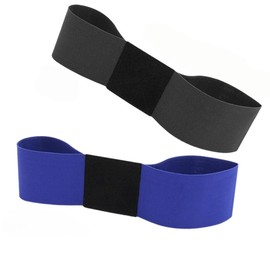 Golf Swing Arm Band Training Aid, Golf Equipment,Golf Training Aid for Golf Beginners Unisex,Swing Correcting Arm Band Elastic Posture Aids(Black and Blue)