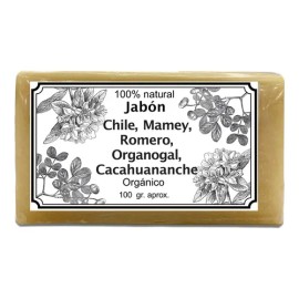5 Jabones Cacahuananche Chile Romero Mamey Organogal Natural                                                                                          