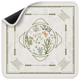 Mahjong Mat for Table - Durable Mahjong Table Cover with Unique Design, Premium Mahjong Accessories, Perfect Mahjong Gifts for Women, Game Mat for Mahjong and Board Game Enthusiasts Ethereal Garden