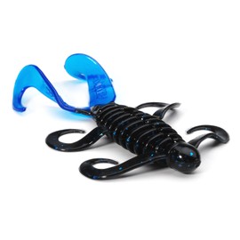 MegaStrike Mega Bug, Pack of 8 (4.5-Inch, Black/Blue Flake/Blue Claws Laminate)
