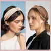 GeorgeX Diadema para Mujer, 4 Piezas Elegante Diadema Antideslizante, Set