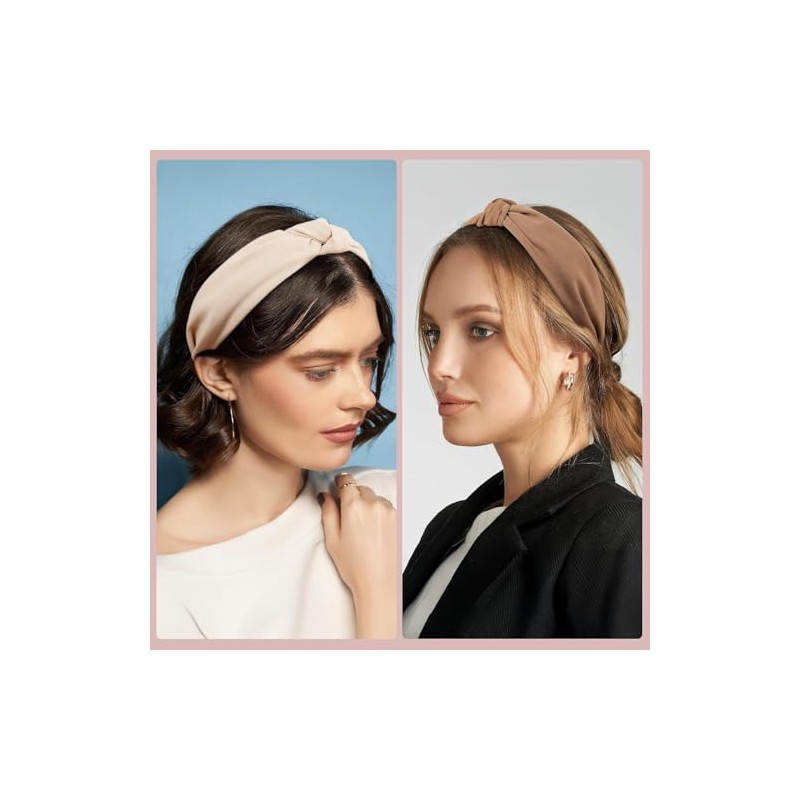 GeorgeX Diadema para Mujer, 4 Piezas Elegante Diadema Antideslizante, Set