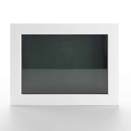 4x4 Small Shadow Box Picture Wooden Frame with Green Acid-Free Backing UV Acrylic & Hanging Hardware with 0.75" Usable Depth and 0.75" Frame Moulding Width