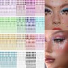 Self Adhesive Rhinestone Stickers Face Gems Stick on for Face