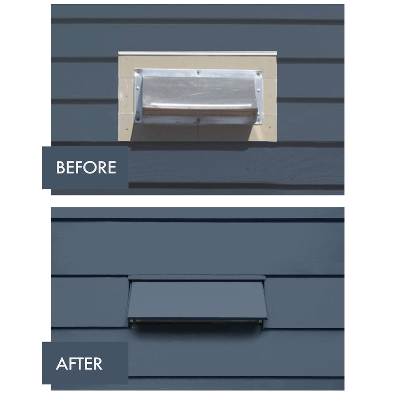 Hide A Vent 10" rectangle vent for kitchen exhaust fans