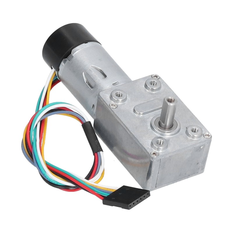 JGY‑370 Encoder Reduction Motor Full Metal Worm Gear Motor with