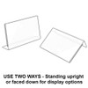 Azar Displays 112742 Horizontal Slanted, L-Shape 3-Inch Width by 2-Inch