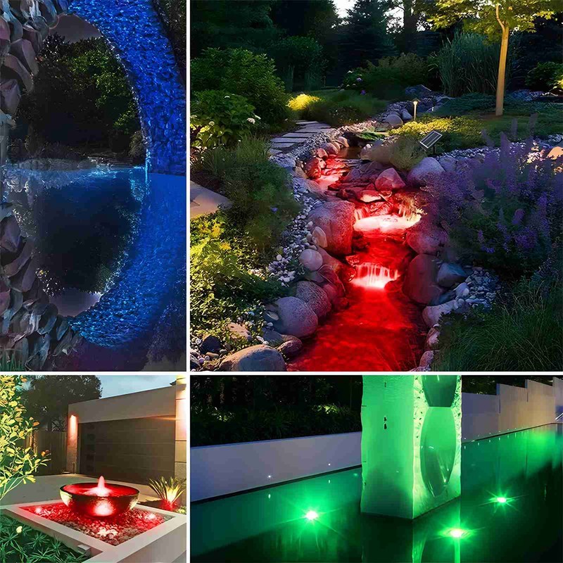 Solar Garden Light Water Resistant 2200mAh Solar Walkway Light for