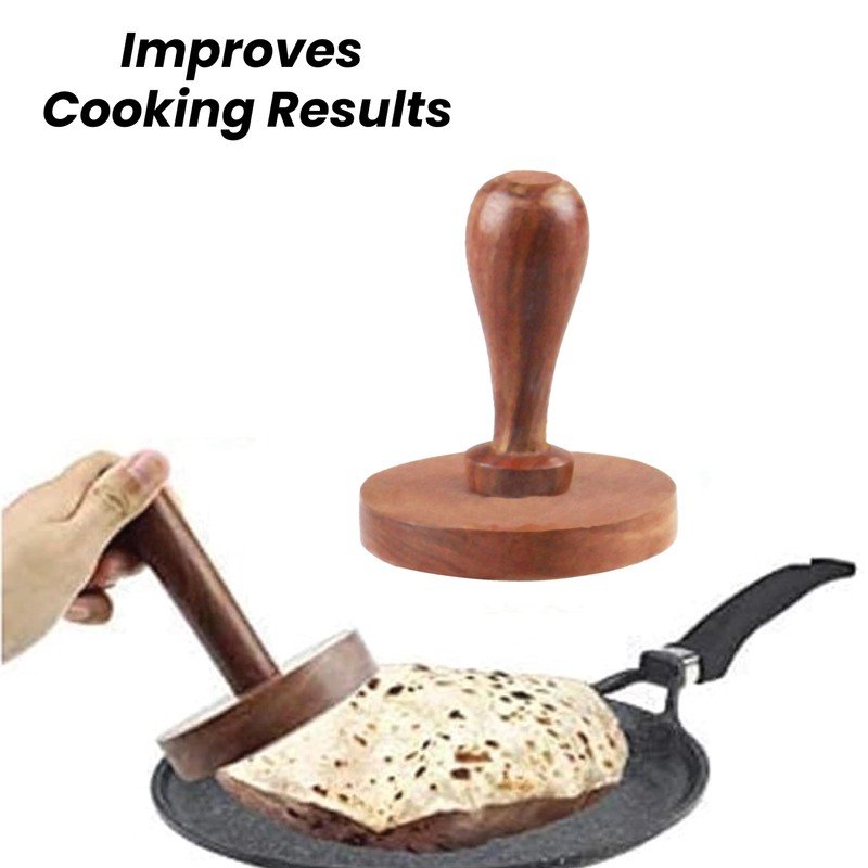 SUL Wooden Chapati Press,Roti,Fluffer Paratha Indian Datta Press Long Life