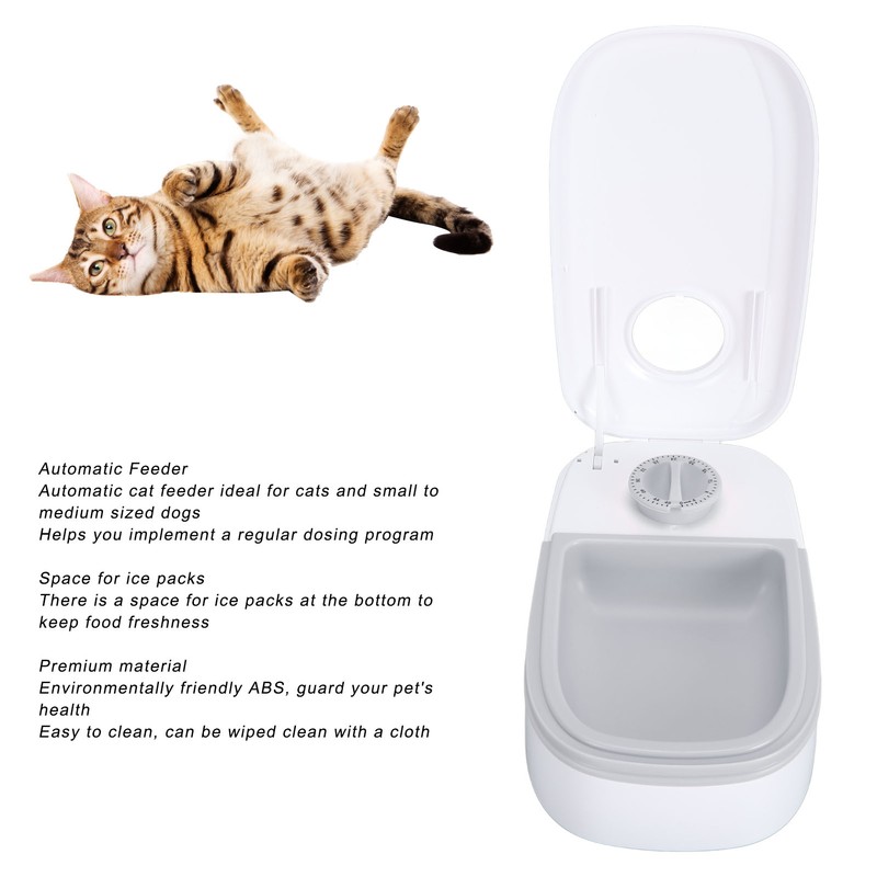 Automatic Pet Feeder Multifunction Detachable Intelligent Single Meal Timed Cat