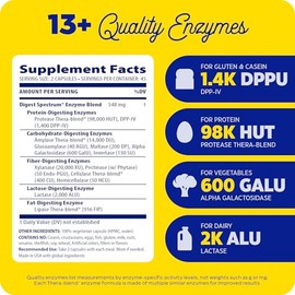 Enzymedica Digest Spectrum Multiple Food Intolerance Formula Capsules