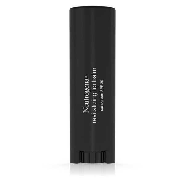 Neutrogena Revitalizing and Moisturizing Tinted Lip Balm with Sun Protective Broad Spectrum SPF 20 Sunscreen, Lip Soothing Balm with a Sheer Tint in Color Petal Glow 40,.15 oz