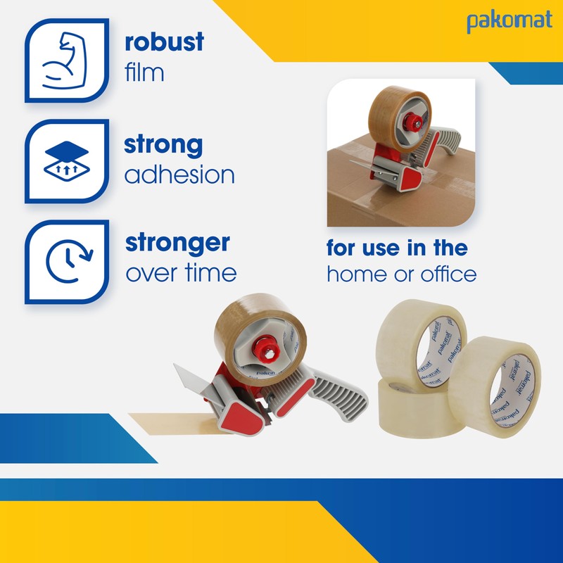 Pakomat Super Parcel Tape 2 Rolls Transparent – Packaging Tape