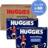 Huggies Size 7 Overnites Baby Diapers: Overnight Diapers Size 7