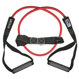 GoFit Pro-Grade Red Power Tubes with Handles, 30 lbs. (GF-4TUB-M(30)) (GOFGF4TUBM30)