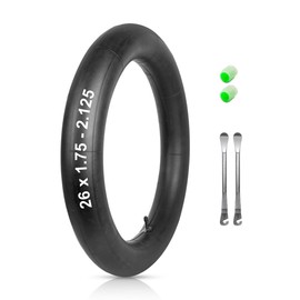 XUNNIU 26 inch inner tube 26"x1.75/2.125 Bike Tubes with Schrader Valve (47/57-559) Compatible with 26x1.75 1.85 1.90 1.95 2.0 2.10 2.125 Bike Tyre Tubes for Road, MTB, Hybrid Bike, City Bike