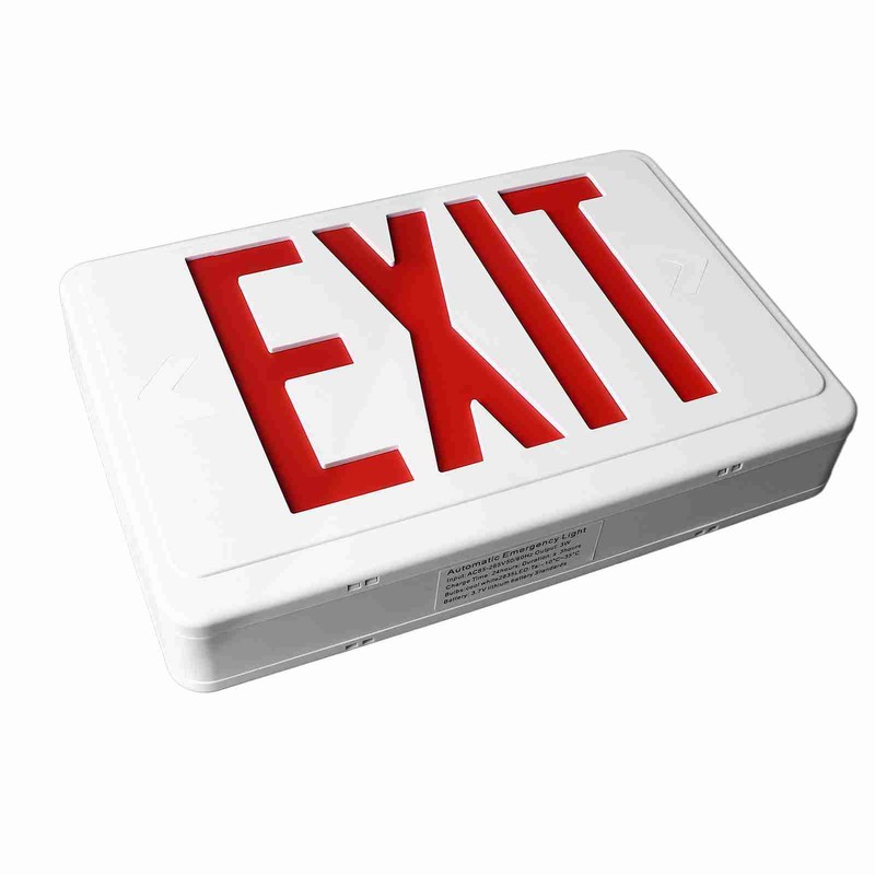 LED Emergency Exit Sign Professional IP30 Protection Grade Long Lasting