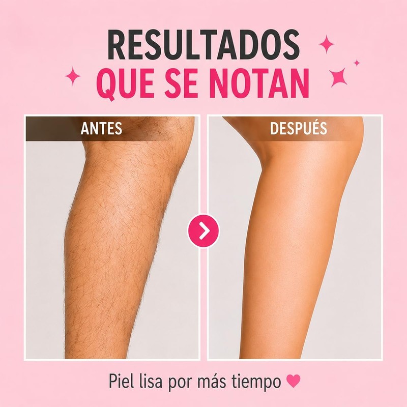 ULTRAMO Cera Depilatoria Suave Depilacion Sin Dolor (Fresa)