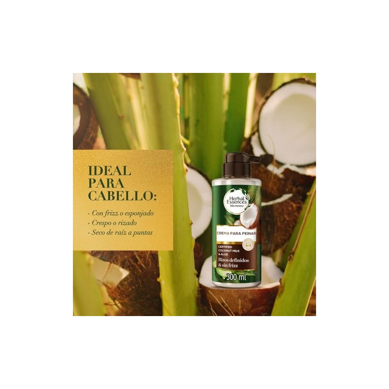 Herbal Essences Crema para Peinar Bio:Renew Leche de Coco y