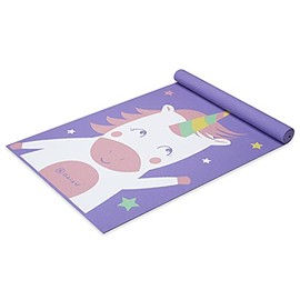 Gaiam Kids Yoga Mat Exercise Mat, Yoga for Kids with Fun Prints - Playtime for Babies, Active & Calm Toddlers and Young Children (60" L x 24" W x 3mm 