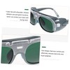 Outanaya 2pcs Welding Glasses Work Glasses for Men Dark Glasses