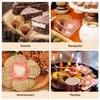 SEWACC 100pcs Truffle Wrappers Liners Mini Cupcake Liners, Paper Chocolate