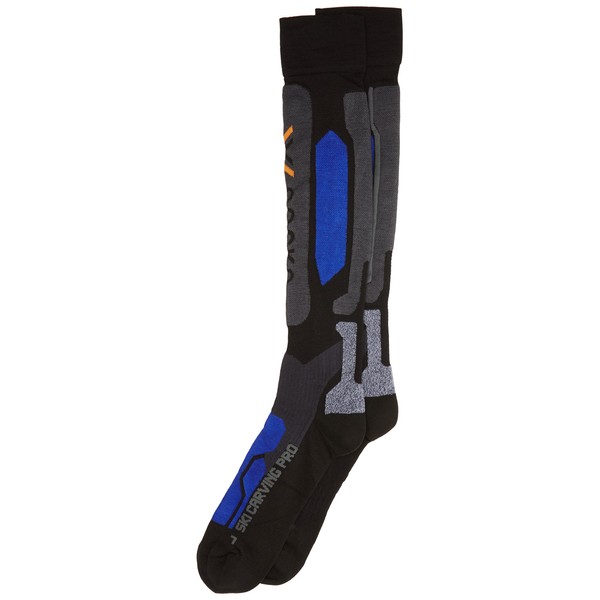X-Socks Funktionssocken Ski Carving Pro, Black/Cobalt Blue, 35/38