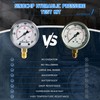 SINOCMP Hydraulic Pressure Gauges Test Kit 4000/6000/10000PSI, 9 Couplings 3