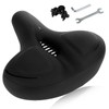 Bicycle Saddle Wide Bicycle Saddle, Waterproof, Breathable, Comfortable, Soft, for