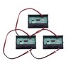 Timunr 3Pcs DC 4.5-30V Voltmeter Head with Blue Font 3-Digital