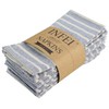 INFEI Broad Striped Cotton Blended Dinner Cloth Napkins - Set
