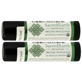 Sacred Earth Botanicals Organic Muscle Rub Single (2-Pack)