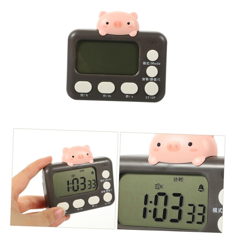 Alipis Portable Digital Kitchen Timer Magnetic Timer for Cooking Exam