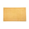 Caleffi Bathroom Carpet, Cotton, Yellow, CM 60X100