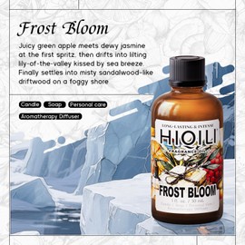 HIQILI Frost Bloom Fragrance Oil – for Diffusers, Candles, Soap, Perfume & Hair Mist Making, Marine Floral Scent with Long-Lasting Aroma - 1 Fl Oz