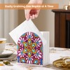 Diamond Art Painting Napkin Holder for Table, DIY 5D Diamond