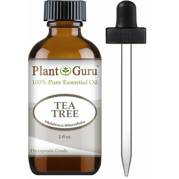 Tea Tree Essential Oil 2 oz Therapeutic Grade 100% Pure For Hair Skin Acne Face