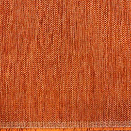 Kt KILOtela - Decorative Fabric Upholstery Fabric Furniture Upholstery Fabric Double Sided Chenille Upholstery for Chairs, Sofas, Furniture, Sold by the Metre from 0.5 m, Price is for 0.5 m Orange
