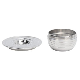 Coffee Capsule, Reusable Compatible Refillable Coffee Filter Basket with Spoon Brush Gaskets for 3A-C273E for Coffee Filter Cone