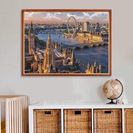 Jigsaw Puzzle for Adults 1000 Pieces London City 70 x 50 cm Puzzles for Adults Educational Game Challenge Toy 1000 Pieces Puzzles for Adults Children