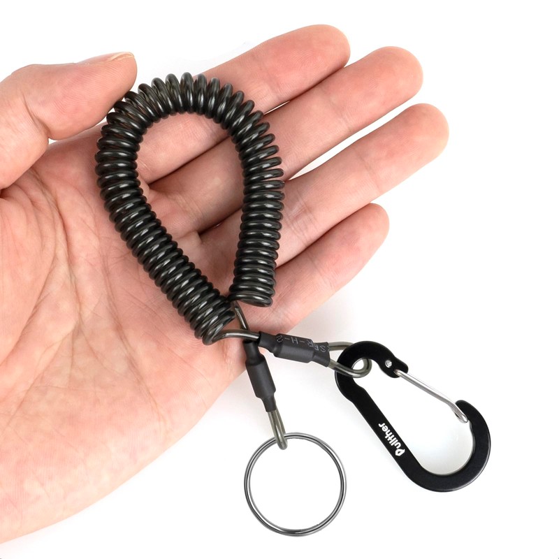 Pullther Coil Strap, Drop Prevention Cord, Spiral Cord, Extension 5.9