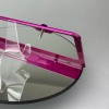 MotorVehicleParts Hot Pink Stainless Steel License Plate Frame w/ Aluminum