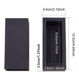 BENECREAT 20 Pack Drawer Gift Box Hatron Paper Box Kraft Paper Box Rectangle Paper Gift Box DIY Craft Gift Box Party Wedding Birthday Gift Box